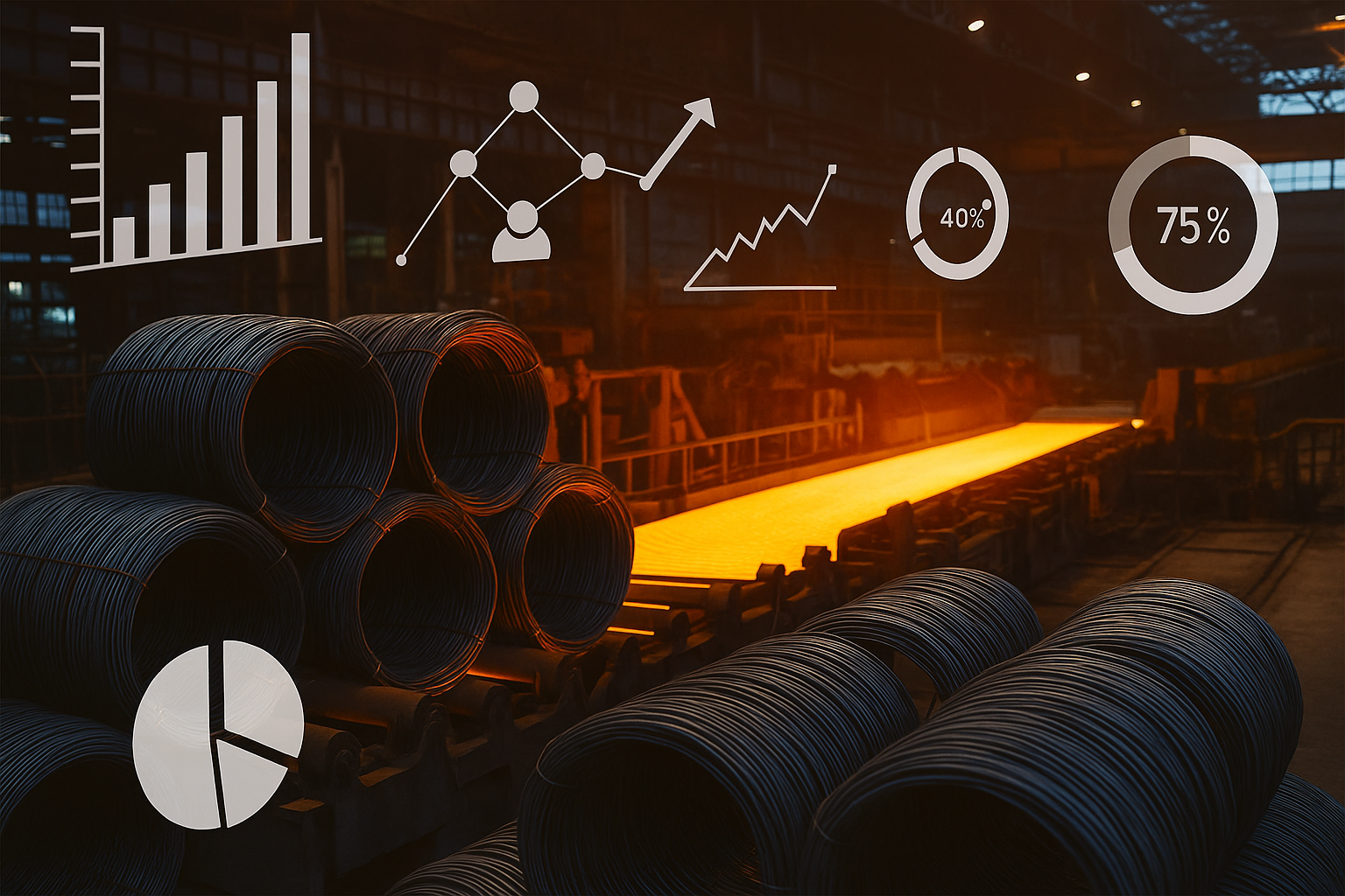 Data analytics and AI-driven decision making in the steel industry