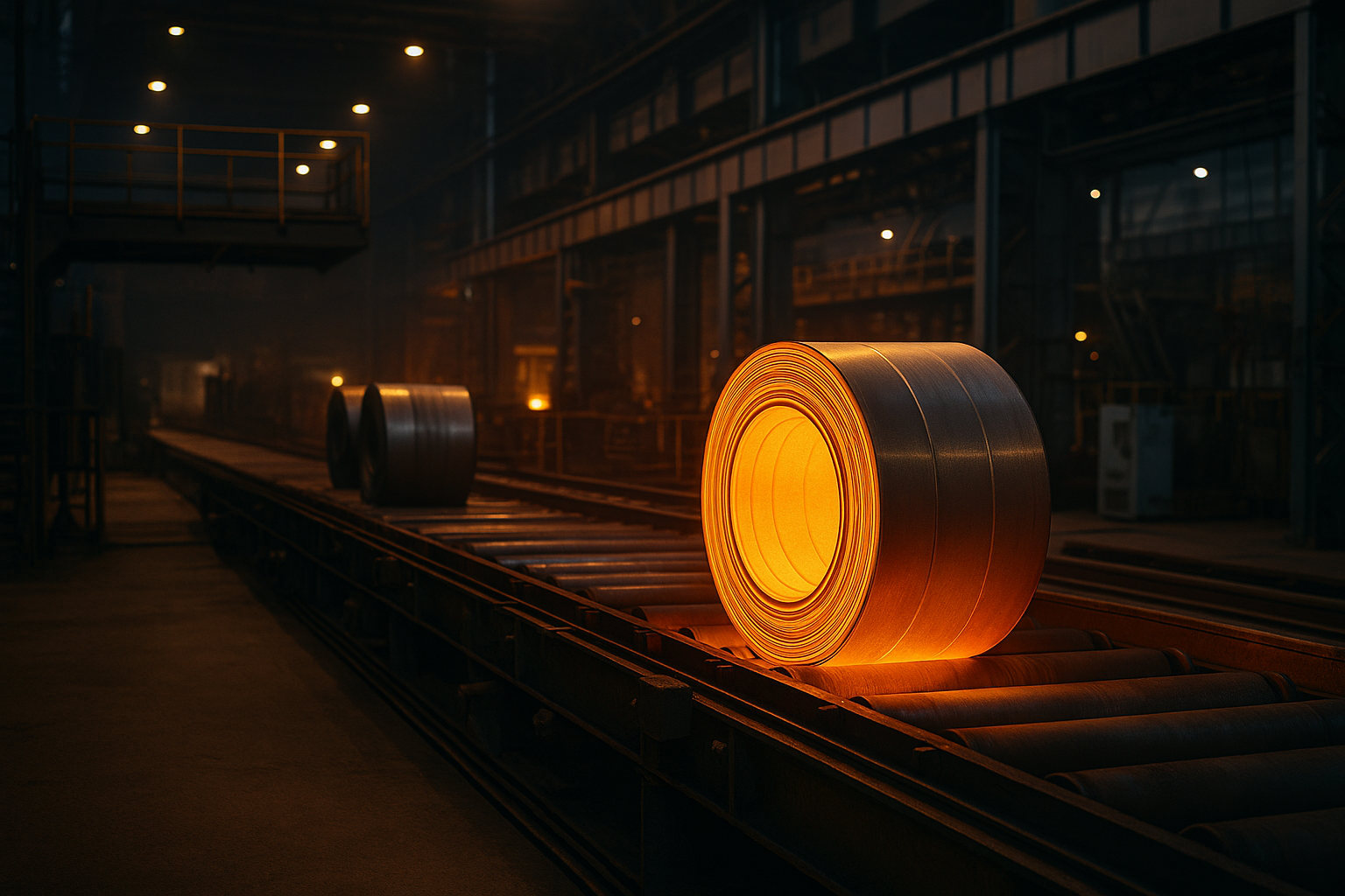Downtime tracking and production monitoring in steel manufacturing