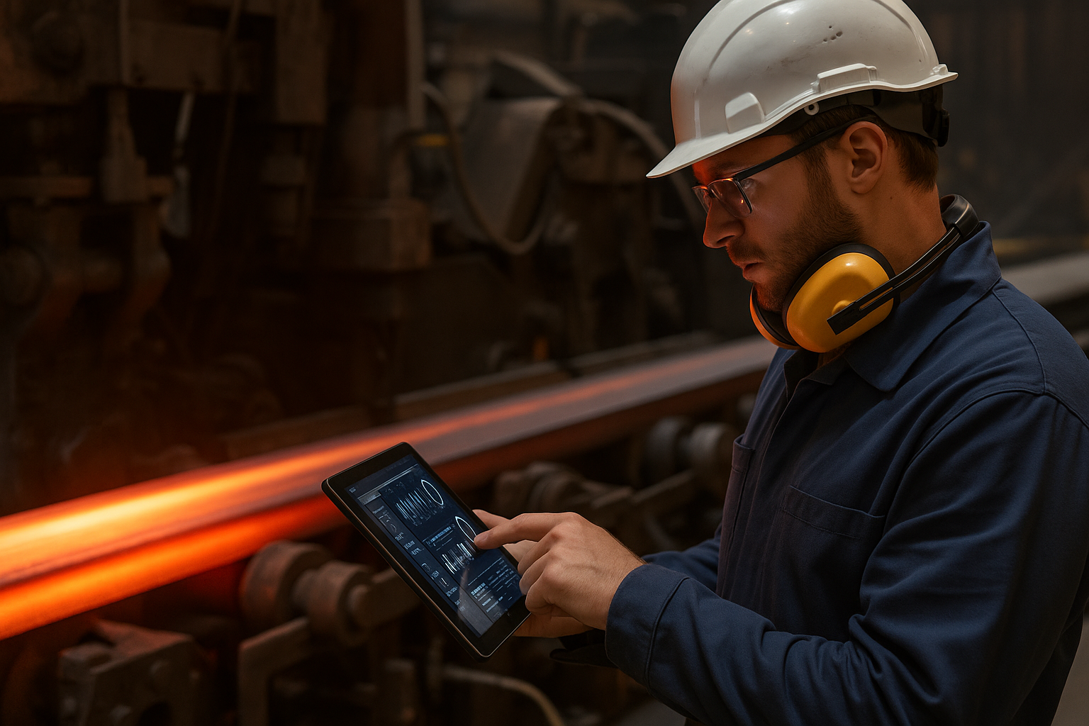 Predictive maintenance and condition monitoring of critical equipment in a steel plant