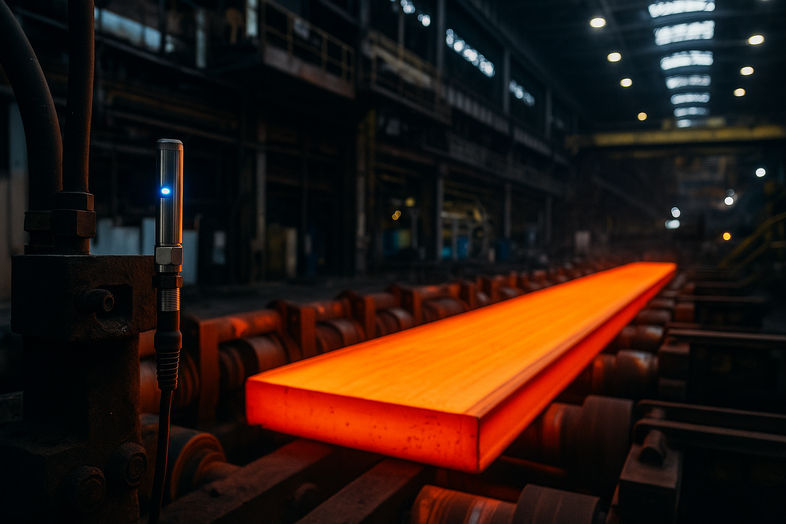 Smart sensors enhancing process control and automation in steel plants